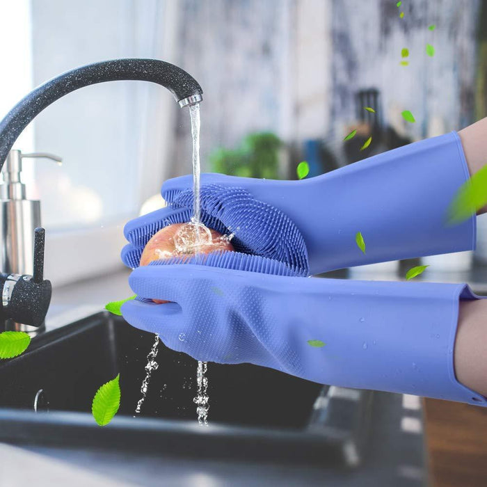 Large Silicone Washing Gloves